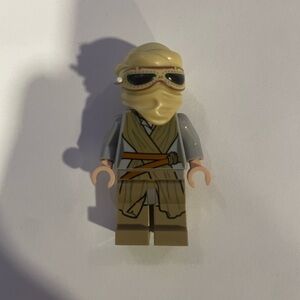 Lego Figure Star Wars Rey Minifigure w/Scarf & Goggles 75099